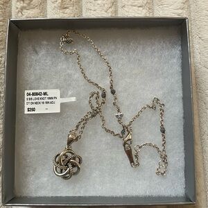 LAGOS Silver Love Knot Necklace